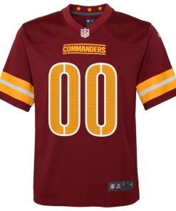 Alternative view of Washington Commanders Nike Youth Game Custom Player Jersey - Burgundy