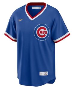 Alternative view of Chicago Cubs Nike Road Cooperstown Collection Team Jersey - Royal