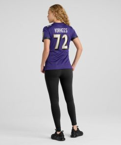 Alternative view of Andrew Vorhees Baltimore Ravens Nike Women's  Game Jersey -  Purple