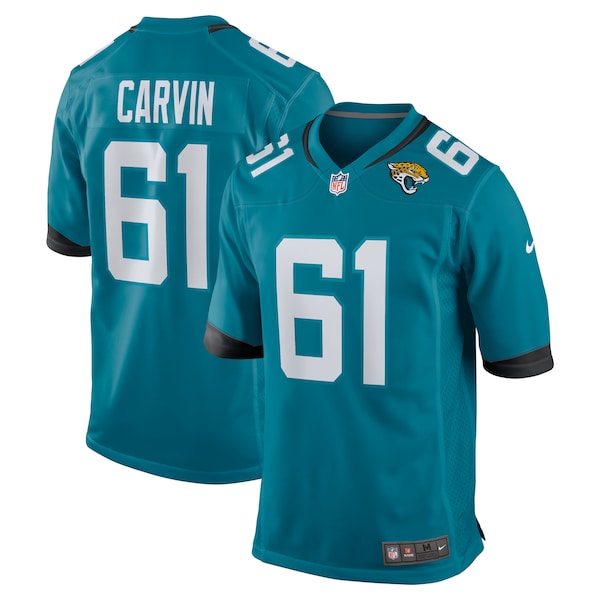 Jerome Carvin Jacksonville Jaguars Nike Team Game Jersey - Teal
