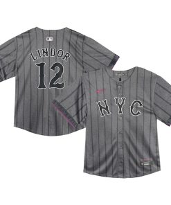 Francisco Lindor New York Mets Nike Toddler 2024 City Connect Limited Player Jersey - Graphite
