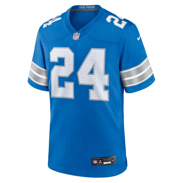 Loren Strickland Detroit Lions Nike Team Game Jersey - Blue - Image 3
