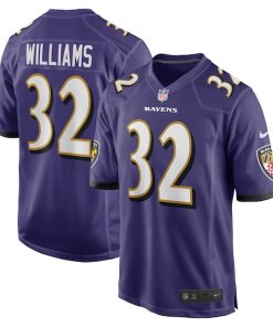Marcus Williams Baltimore Ravens Nike Game Jersey - Purple