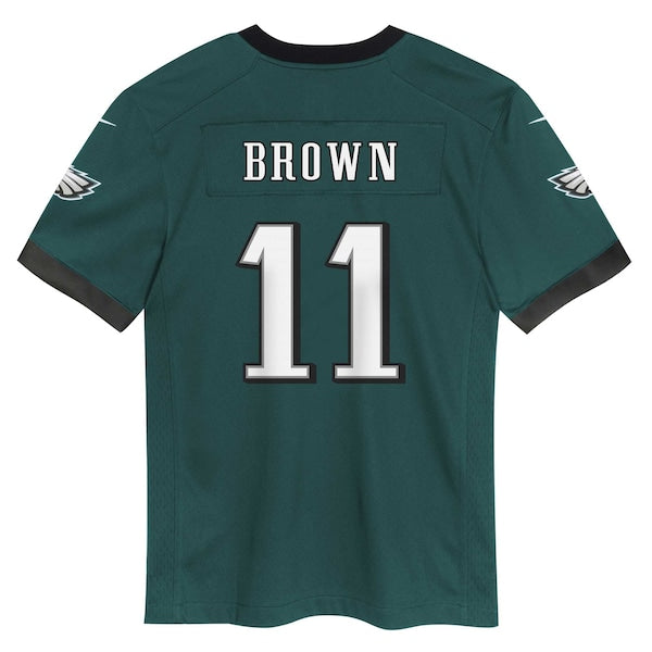 A.J. Brown Philadelphia Eagles Nike Preschool Game Jersey - Midnight Green - Image 3