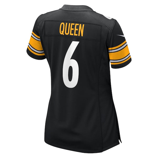 Patrick Queen Pittsburgh Steelers Nike Women's Game Player Jersey - Black - Image 3