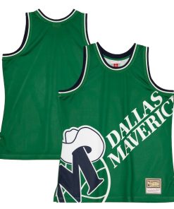 Dallas Mavericks Hardwood Classics Blown Out Fashion Jersey - Green