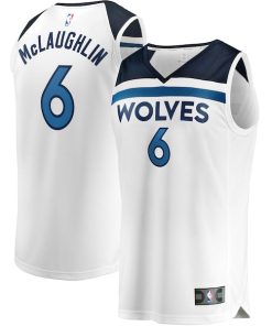 Jordan McLaughlin Minnesota Timberwolves  Youth Fast Break Replica Player Jersey - Association Edition - White