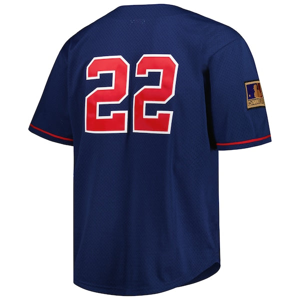 Bo Jackson California Angels Big & Tall Cooperstown Collection Batting Practice Replica Jersey - Navy - Image 3