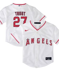 Mike Trout Los Angeles Angels Nike Toddler Home Replica Player Jersey - White