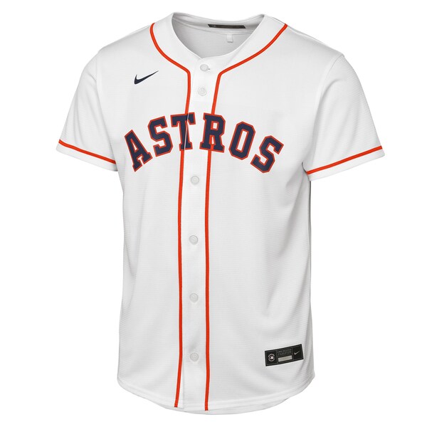 Yordan Alvarez Houston Astros Nike Youth Home Replica Jersey - White - Image 2