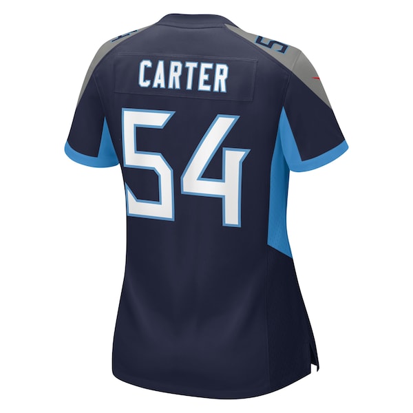 Lorenzo Carter Tennessee Titans Nike Women's Team Game Jersey - Navy - Image 3