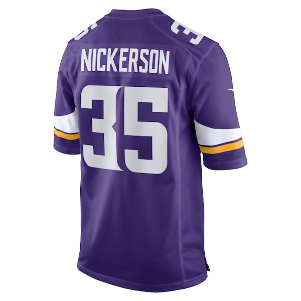 Parry Nickerson Minnesota Vikings Nike Home Game Player Jersey - Purple - Image 3