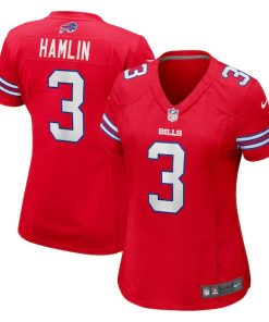 Damar Hamlin Buffalo Bills Nike Women's Player Jersey - Red