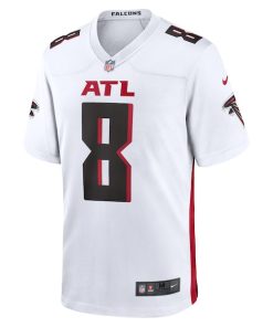 Alternative view of Kyle Pitts Sr. Atlanta Falcons Nike White  Game Jersey - White