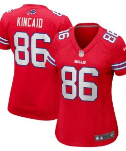 Dalton Kincaid Buffalo Bills Nike Women's Alternate Game Jersey - Red/Royal