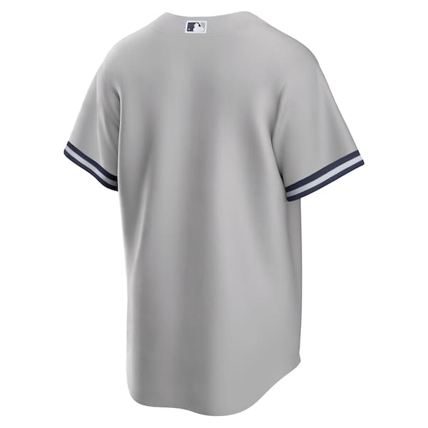 New York Yankees Nike Road Replica Team Jersey - Gray - Image 3
