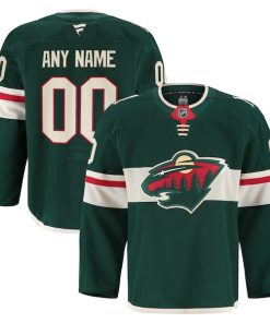 Minnesota Wild  Home Authentic Pro Custom Jersey - Green
