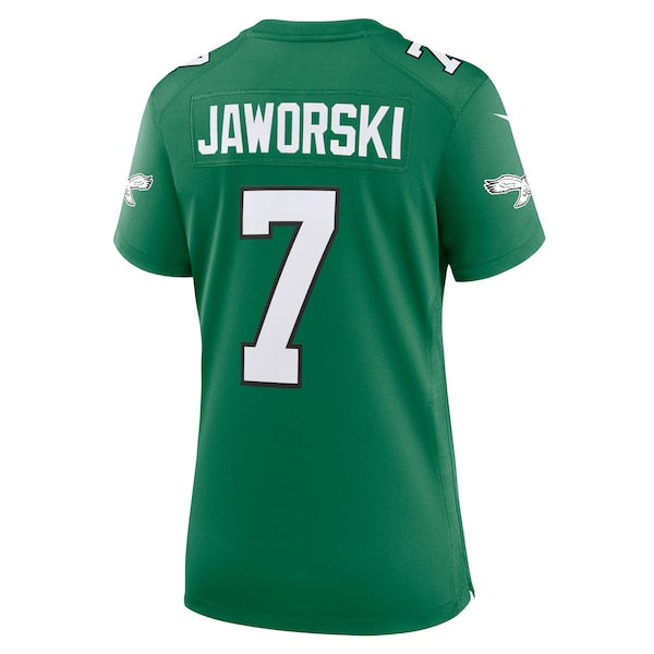 Ron Jaworski Philadelphia Eagles Nike Women's Alternate Game Jersey - Kelly Green - Image 3