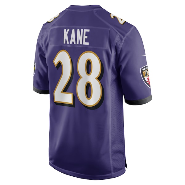 Sanoussi Kane Baltimore Ravens Nike Team Game Jersey - Purple - Image 3