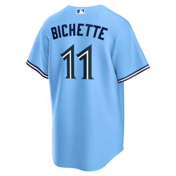 Bo Bichette Toronto Blue Jays Nike 2025 World Series Alternate Replica Jersey - Powder Blue - Image 3