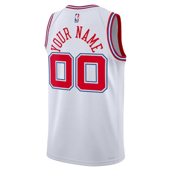 Houston Rockets Nike Unisex 2023/24 Custom Swingman Jersey - White - City Edition - Image 5