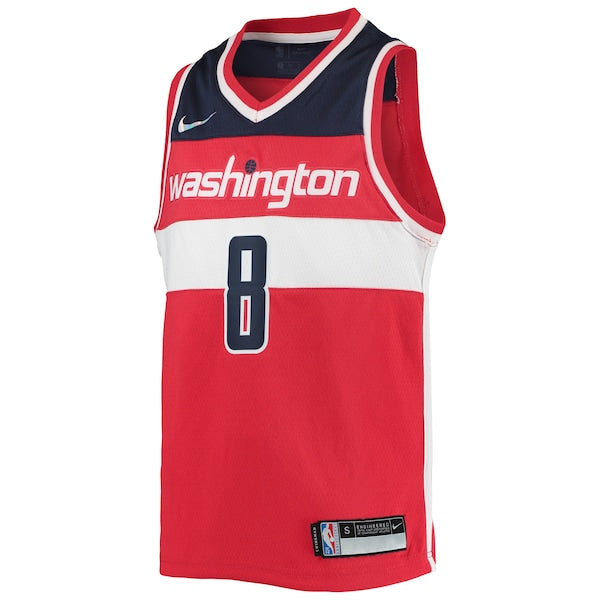 Rui Hachimura Washington Wizards Nike Youth 2021/22 Diamond Swingman Jersey - Icon Edition - Red - Image 2