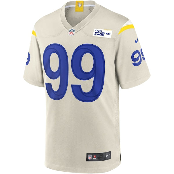Aaron Donald Los Angeles Rams Nike Player Game Jersey - Bone/White - Image 3