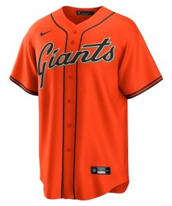 Alternative view of San Francisco Giants Nike Alternate Replica Team Jersey - Orange