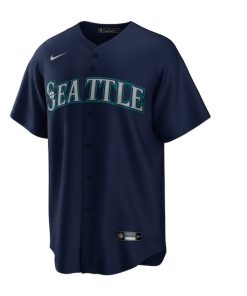 Alternative view of Jesse Winker Seattle Mariners Nike Alternate Replica Player Jersey - Navy