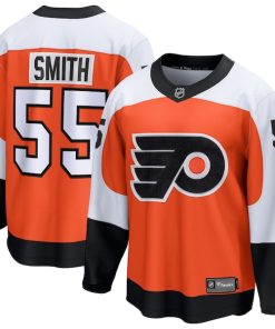 Givani Smith Philadelphia Flyers  Home Breakaway Jersey - Orange