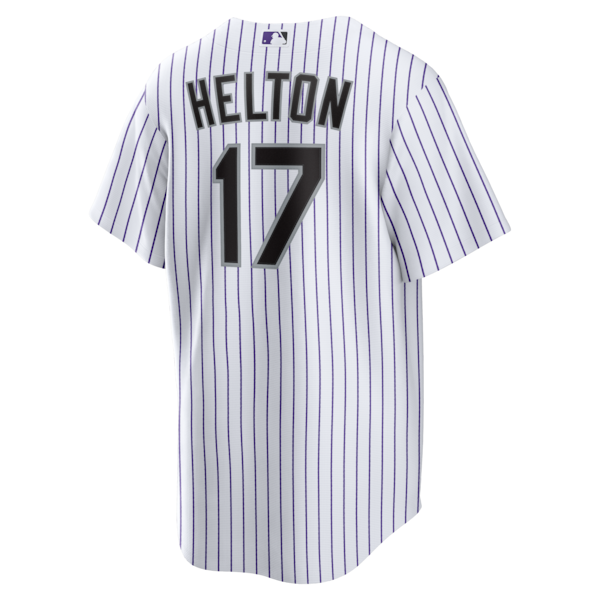 Todd Helton Colorado Rockies Nike Home Retired Player Replica Jersey - White - Image 3