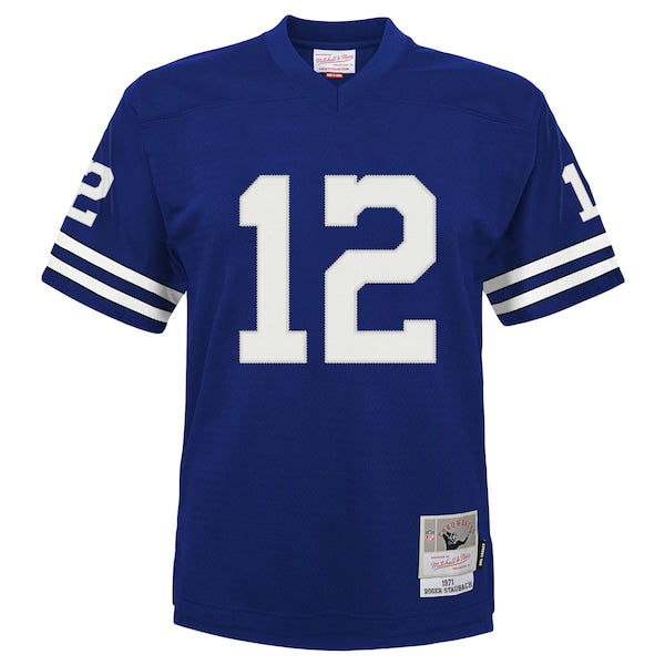 Roger Staubach Dallas Cowboys Toddler 1971 Retired Legacy Jersey - Navy - Image 2