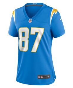 Alternative view of Simi Fehoko Los Angeles Chargers Nike Women's  Game Jersey -  Powder Blue