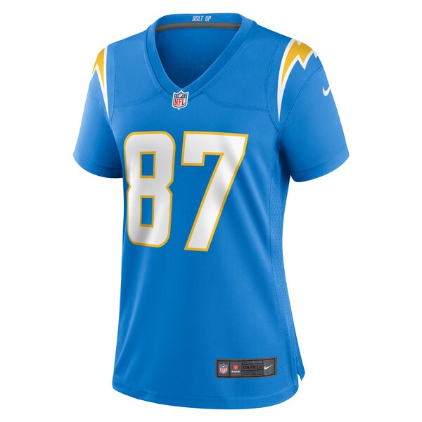 Simi Fehoko Los Angeles Chargers Nike Women's Game Jersey - Powder Blue - Image 2