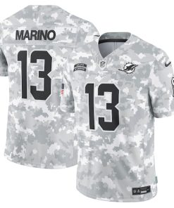Dan Marino Miami Dolphins Nike 2024 Salute to Service Retired Player Limited Jersey - Arctic Camo