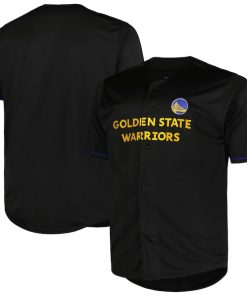 Golden State Warriors Profile Big & Tall Pop Jersey - Black
