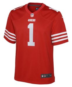 Alternative view of Deebo Samuel Sr San Francisco 49ers Nike Youth Game Player Jersey - Scarlet