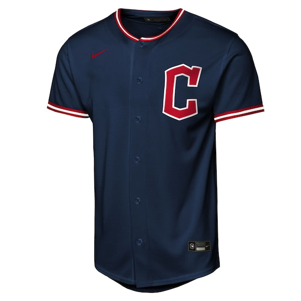 Cleveland Guardians Nike Youth Alternate Replica Jersey - Navy - Image 2