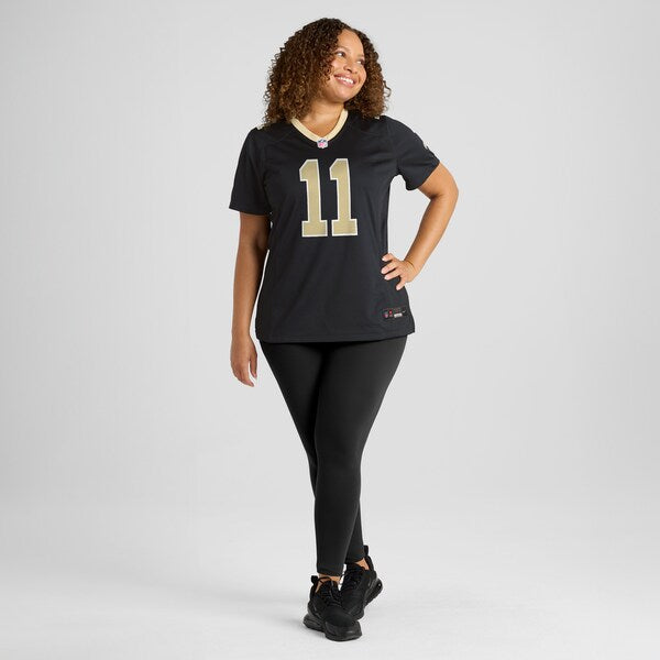Cedrick Wilson Jr. New Orleans Saints Nike Women's Game Jersey - Black - Image 6