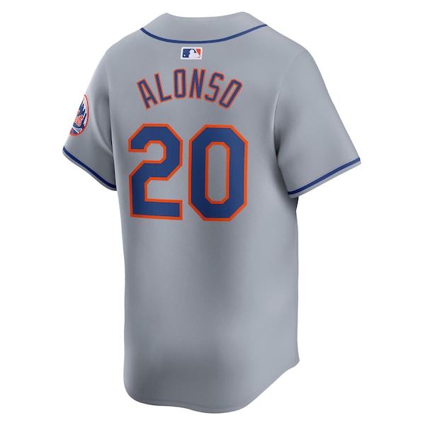 Pete Alonso New York Mets Nike Away Limited Player Jersey - Gray/White - Image 4