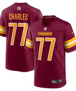 Saahdiq Charles Washington Commanders Nike  Game Jersey -  Burgundy