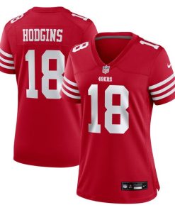 Isaiah Hodgins San Francisco 49ers Nike Women's Team Game Jersey -  Scarlet