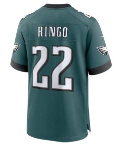 Alternative view of Kelee Ringo Philadelphia Eagles Nike Team Game Jersey - Midnight Green