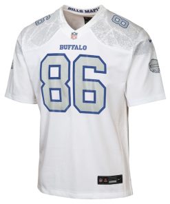 Alternative view of Dalton Kincaid Buffalo Bills Nike Youth 2025 Rivalries Collection Game Jersey - White