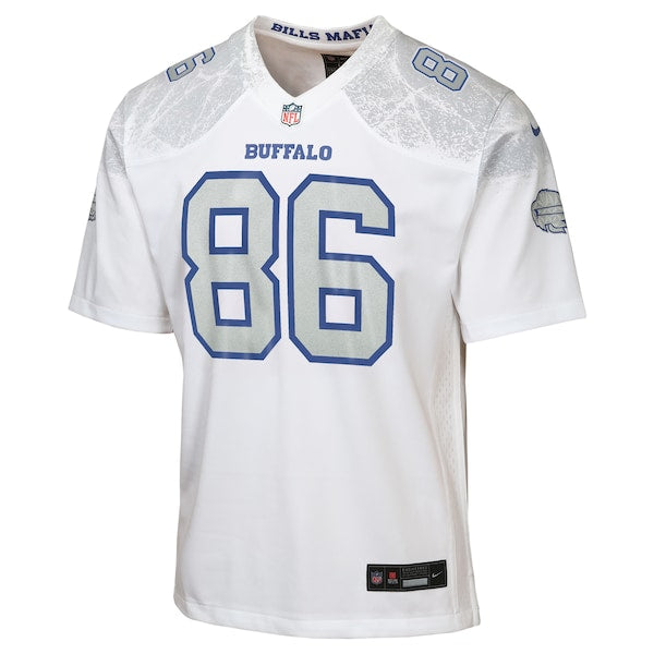 Dalton Kincaid Buffalo Bills Nike Youth 2025 Rivalries Collection Game Jersey - White - Image 2
