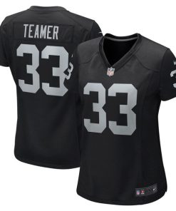 Roderic Teamer Las Vegas Raiders Nike Women's Game Jersey - Black