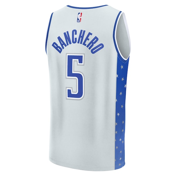Paolo Banchero Orlando Magic 2025/26 City Edition Fast Break Jersey - Silver - Image 3