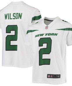 Zach Wilson New York Jets Nike Youth Game Jersey - White