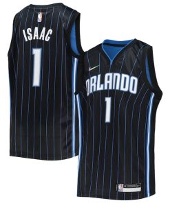 Jonathan Isaac Orlando Magic Nike Youth 2021/22 Diamond Swingman Jersey - Icon Edition - Black
