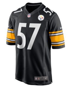 Alternative view of Montravius Adams Pittsburgh Steelers Nike Game Player Jersey - Black